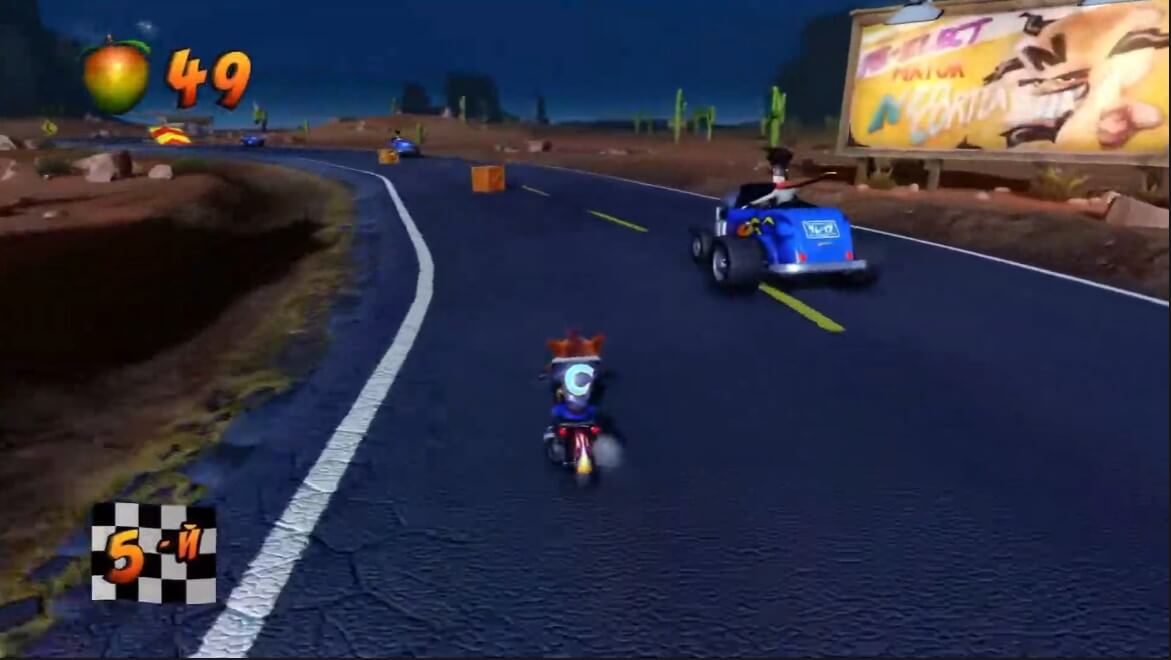 Crash Bandicoot 3 Warped - геймплей игры Windows